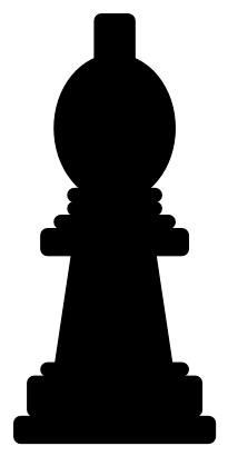 Download free game chess bishop icon